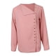 thumbnail image 4 of Prettyia - Blusa de gasa con cuello vuelto y botones para mujer XXL Yuyangstore  Blusa de Gasa Sólida, 4 of 8
