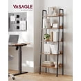 thumbnail image 2 of Librería estrecha Bookshelf VASAGLE de 5 niveles para oficina en casa, 2 of 8