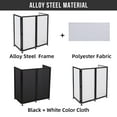 thumbnail image 6 of M optimized DJ Foldable Facade Portable Event Booth Panels with Black & White Lighting Scrims for Show, Party, Gathering, 6 of 7
