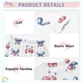 thumbnail image 4 of joogoo Cherry Bow 2 Piece Long Sleeve Tee and Pants Cotton Pajama Set 8Y, 4 of 7