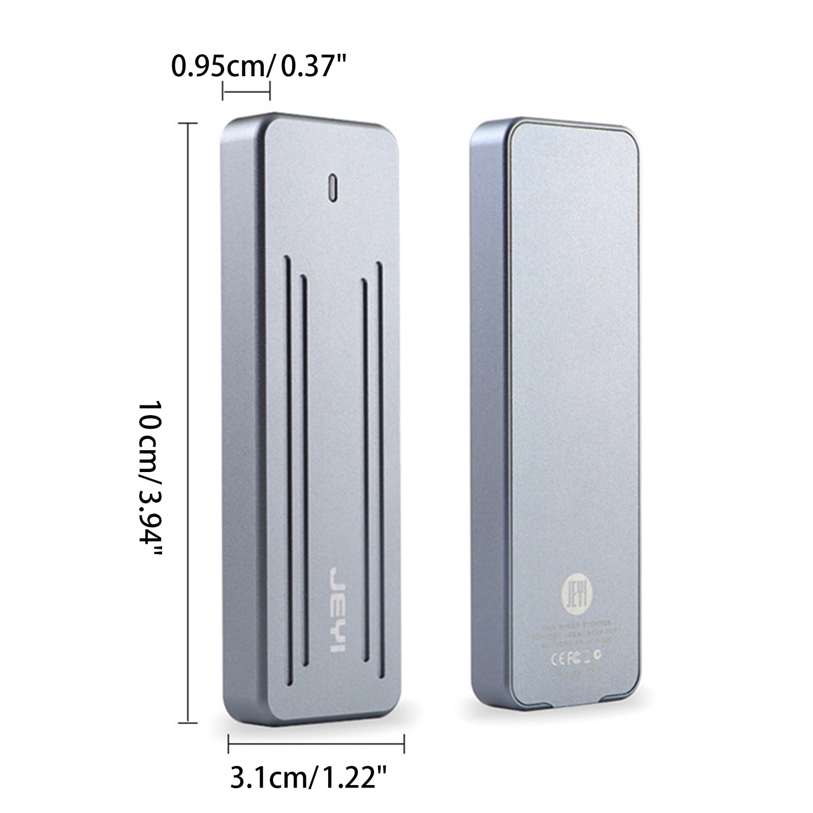 Zeiwohndc i9-GTR NVME Mobile Hard Disk Box for M.2 NVME Solid State Disk for Case USB3.1/