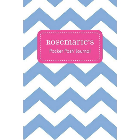 Rosemarie's Pocket Posh Journal, Chevron (Paperback)