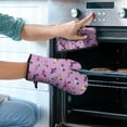 thumbnail image 2 of Colorful Funny Dachshund Kitchen Oven Mitt and Pot Holder Sets 2 Pcs for Baking, Cooking and Grilling, Heat Resistant Up To 392 °F, 2 of 7