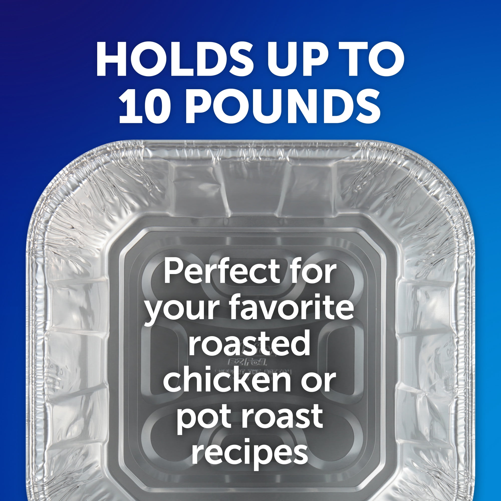 EZ Foil Multi Purpose 10 LB Roaster Disposable Aluminum Roasting