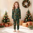 thumbnail image 6 of ORT Toddler Baby Girls Boy Christmas Pajamas Set Kids Sleepwear 2 Pcs Pjs Long Sleeve Top and Pant Sleepwear Clothes Sets, 6 of 9