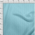 thumbnail image 3 of oneOone Silk Tabby Sky Blue Fabric Geometric Diy Clothing Quilting Fabric Print Fabric By Yard 42 Inch Wide, 3 of 4