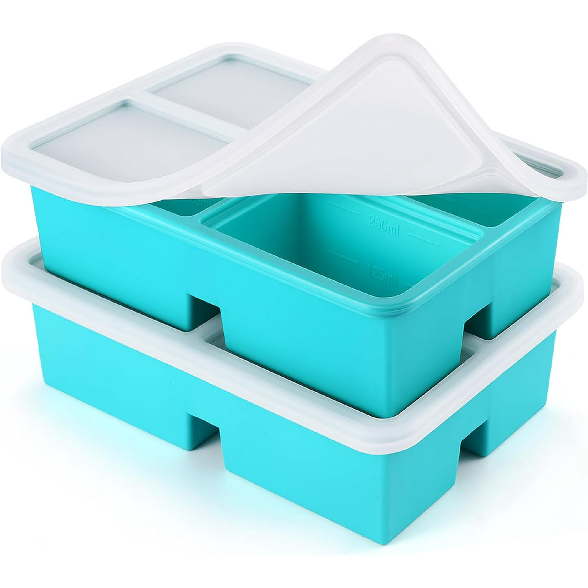 EcoNesxp Silicone Freezer Molds for Broth and LeftoversSoup