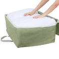thumbnail image 4 of Unique Bargains 1 Pack Clothes Storage Bags Moving Bags Green 27.5*12*19.5in, 4 of 7