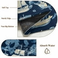 thumbnail image 6 of 6'x9' Area Rugs, Navy Blue Coastal Indoor Outdoor Area Rug for Living Room Bedroom, Nautical Boat Summer Beach Ocean Washable Bathroom Rugs Kitchen Floor Carpet Mats Home Decor Aesthetic, 6 of 8