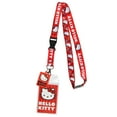 thumbnail image 5 of Sanrio Hello Kitty Classic ID Badge Holder Lanyard w/ 2" Raised Rubber Pendant, 5 of 7