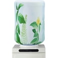 thumbnail image 1 of KABAKE Housse de Baril de Distributeur d'Eau 5 Gallons, Vert, Polyester, Élastique, Anti-Poussière, Tissu Haute Élasticité, Réutilisable, Décoratif, Maison, Hôtel, Restaurant, 1 of 5