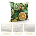 thumbnail image 4 of Qinduosi Summer Fruit Pillow Covers Pineapple Lemon Kiwifruit Avocado Decorative Throw Pillow Case Yellow Floral Cushion Cover of Home Decor for Bedroom Sofa Living Room Couch Chair Outdoor White, 4 of 5