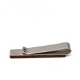 thumbnail image 2 of Men Wood Tone Simple Necktie Tie Bar Clasp Clip Best Xmas Gift, 2 of 5