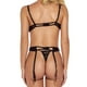 thumbnail image 5 of Mujer Encantadora Lencería Ropa de dormir Encaje Tanga Ropa interior Sujetador Conjunto Ropa de dormir, L Inevent XX000074-03, 5 of 7