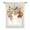 Pumpkin Orange Beige, variant on Orange White Pumpkins Fall Tie Up Curtains for Kitchen Bathroom Bedroom Windows 45 Inch Length, Maple Leaf Autumn Harvest Balloon Drape Curtains Shade Rod Pocket Drapery Curtain Panel, 34"x45"
