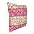 thumbnail image 2 of Haiem Flowers Print Velvet Soft Solid Decorative Square Throw Pillow Covers Set with Elegant Piping Christmas Cushion Case for Sofa Bedroom Car-16"x16", 2 of 8