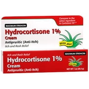 Taro Hydrocortisone 1% Cream Maximum Strength - 1 oz