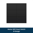 thumbnail image 4 of Interruptor Inteligente de Pared Matter WiFi con 6 Botones para APP., 4 of 10