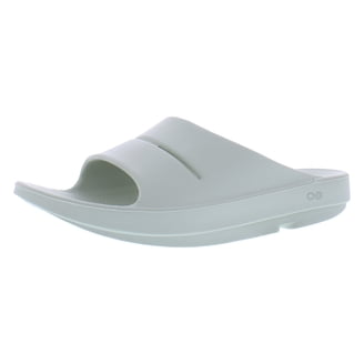 OOFOS 1100-SLATE-M13-W15 OOahh Sport Post Run Recovery Slide  display picture 3