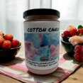 thumbnail image 4 of Cotton Candy Vegan Coconut Soy 12 oz/ 355 ml Candle Hand-poured, Eco-friendly, Clean Burning, Bakery, Food, Drink Wood Wick, 4 of 5