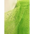 thumbnail image 2 of 60 Inch wide Glitter Mesh Sequins Tulle Fabric by Yard Craft Decoration Wedding", (Color: Apple green - Yards: 20 yards), 2 of 2
