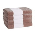 thumbnail image 2 of BNM Cabana Stripes Beach Towel, 34 x 64, Set of 4, Taupe, 2 of 7