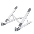 thumbnail image 1 of Soporte ajustable para computadora portátil, soporte de aluminio para computadora portátil para escritorio, soporte plegable con ventilación y refrigeración para computadora portátil para MacBook Pro, 1 of 1