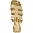 thumbnail image 4 of Franco Sarto Women's Flexa Carly Heeled Slide Sandal Natural Beige Raffia 8.5M, 4 of 5