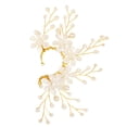 thumbnail image 1 of 1Pc Bridal Exquisite Ear-cuff Decorative Ear Clip Fake Pearl Ear Decor (Golden), 1 of 8