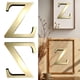 thumbnail image 5 of Calcomanías Pared Bricolaje 10 Cm Superficie Espejo Acrílico Dorado 26 Letras Inglesas Pegatinas (z), 5 of 9