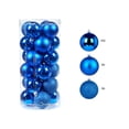 thumbnail image 2 of Ball Ornament Glossy Finish Decorative Sphere Multi‑Surface Style for Christmas Tree Holiday Decoration, 2 of 7