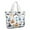 Colorful Pumpkin Halloween, variant on Tote Bag for Women - Colorful Mexican Elements Shoulder Bag - Large Utility Work Duffle Bag with Zipper Handbag for Travel, Work, Sprots