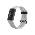 thumbnail image 1 of Fitbit Charge 3 - Édition Spéciale - graphite - Traqueur d'Activité avec Bracelet sport - Blanc Givre - monochrome - Bluetooth - 1.06 oz, 1 of 14