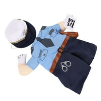 ELAYARD Police Design Pet Costume Suitable for Daily Wear and Special Occasions