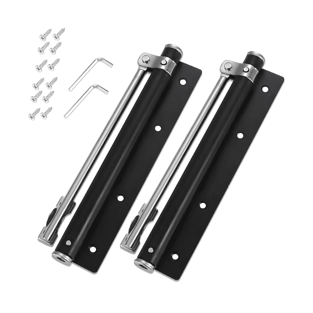 Cierra Puertas Automático Sin Perforar Para Uso Doméstico negro
