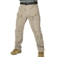 thumbnail image 2 of Big Men’s Relaxed Fit Cargo Pants, Lightweight All Day Comfort Daily Work Bottoms, 2 of 7