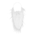 thumbnail image 2 of Barba de Papá Noel, disfraz elegante, barba falsa para actuación en el escenario de Halloween, adultos 44cm, 2 of 8