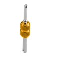 thumbnail image 2 of Removedor de núcleo de válvula Aleación de aluminio Aire acondicionado Anticorrosión Oro, 2 of 7