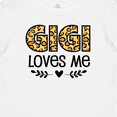 thumbnail image 4 of Inktastic Gigi Loves Me Grandchild Leopard Boys or Girls Baby T-Shirt, 4 of 5