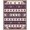 Red White Blue, Pattern 9, variant on ODIKA 8'x10' Washable Area Rug Non-Shedding, Easy Care, Striped Motif Border Independence Welcome July Patriotic Door Playful Expressive for King Size Bedroom Under Bed, Master Suite
