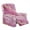 Marble Pink, variant on Renewold Marble Pink Cover for Recliner Universal 1 Seat Recliner Cover 4 Pieces Dog Couch Protector Comfy Machine Washable Furniture Protector for Pets, Dogs, Kids