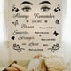 thumbnail image 1 of Adhesivos de pared «Recuerda siempre que eres más valiente, más inteligente y más fuerte», 1 of 3