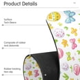 thumbnail image 4 of Yayeee Faucet Mat for Kitchen Sink 14.7" Diatomite Long Splash Guard Pad, Colorful Easter Eggs, 2 Pack, 4 of 7