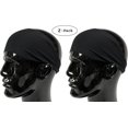thumbnail image 2 of Diademas para hombres y mujeres: bandas para el sudor para hombres y bandas deportivas que absorben la humedad, bandas para el sudor para correr, hacer cross training, hacer yoga y andar en, 2 of 7