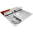 thumbnail image 1 of Juego de 3 placas de inserción para mesa de enrutador, aleación de aluminio, fresado de madera, tablero abatible, máquina de corte, herramienta auxiliar de grabado, bancos de carpintería (plata,, 1 of 5