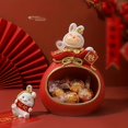 thumbnail image 1 of Chinese New Year Creative Gift, Cartoon Rabbit Red Festive Desktop Decoration, Resin, 1 of 3