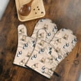 thumbnail image 5 of Cute Oven Mitts,French Bulldog Dog Oven Mitt 2-Pack Set,Kitchen Gloves for Oven,Heat Resistant Oven Mitts 7.7"x12", 5 of 7