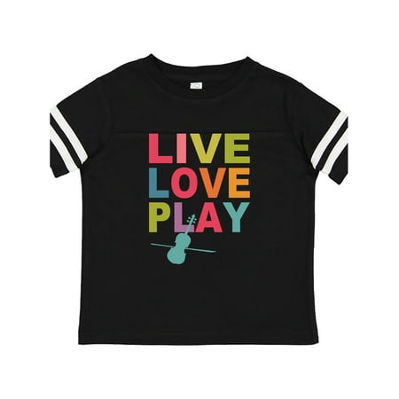 

Inktastic Live Love Play Violin Gift Toddler Toddler Girl T-Shirt