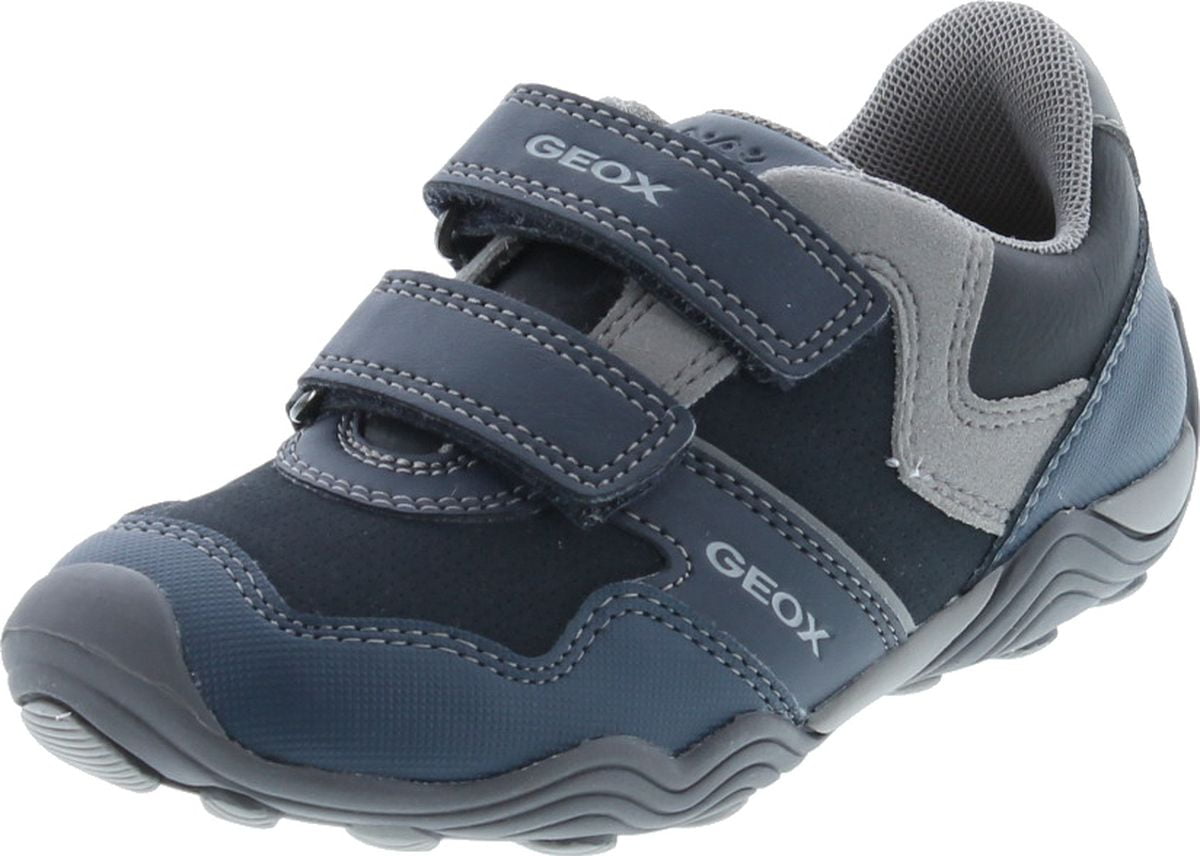 Geox Boys Jr Arno A Casual Fashion Sneakers, Navy/Grey, 27 Walmart.com