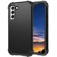 thumbnail image 1 of ELEHOLD Rugged Case for Samsung Galaxy A14 5G Hard PC Soft Silicone Hybrid Shockproof Scratch-Resistant Anti-Fingerprint Slim Thin Case for Samsung Galaxy A14 5G,Black, 1 of 7